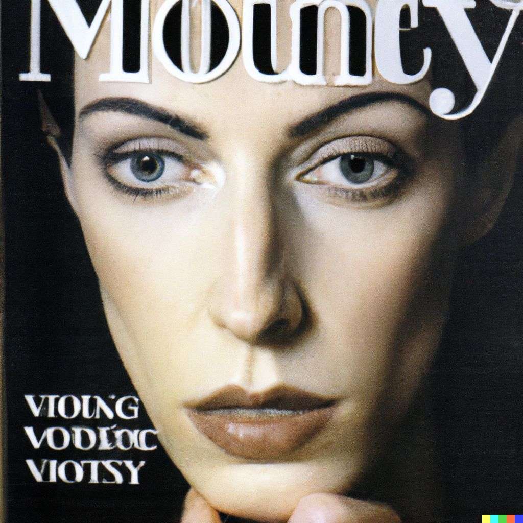 a representation of anxiety, front cover of Vogue, 2000